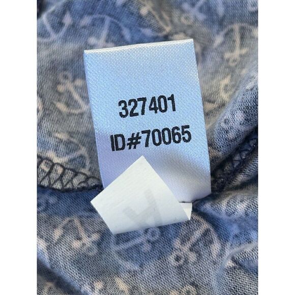 Ann Taylor Loft Cami Top Women’s Large Navy Blue Pink Adjustable Spaghetti Strap - Picture 6 of 7